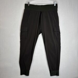 Athleta Green Joggers Womens 12 V/305514 Athletic Lounge Pants EUC